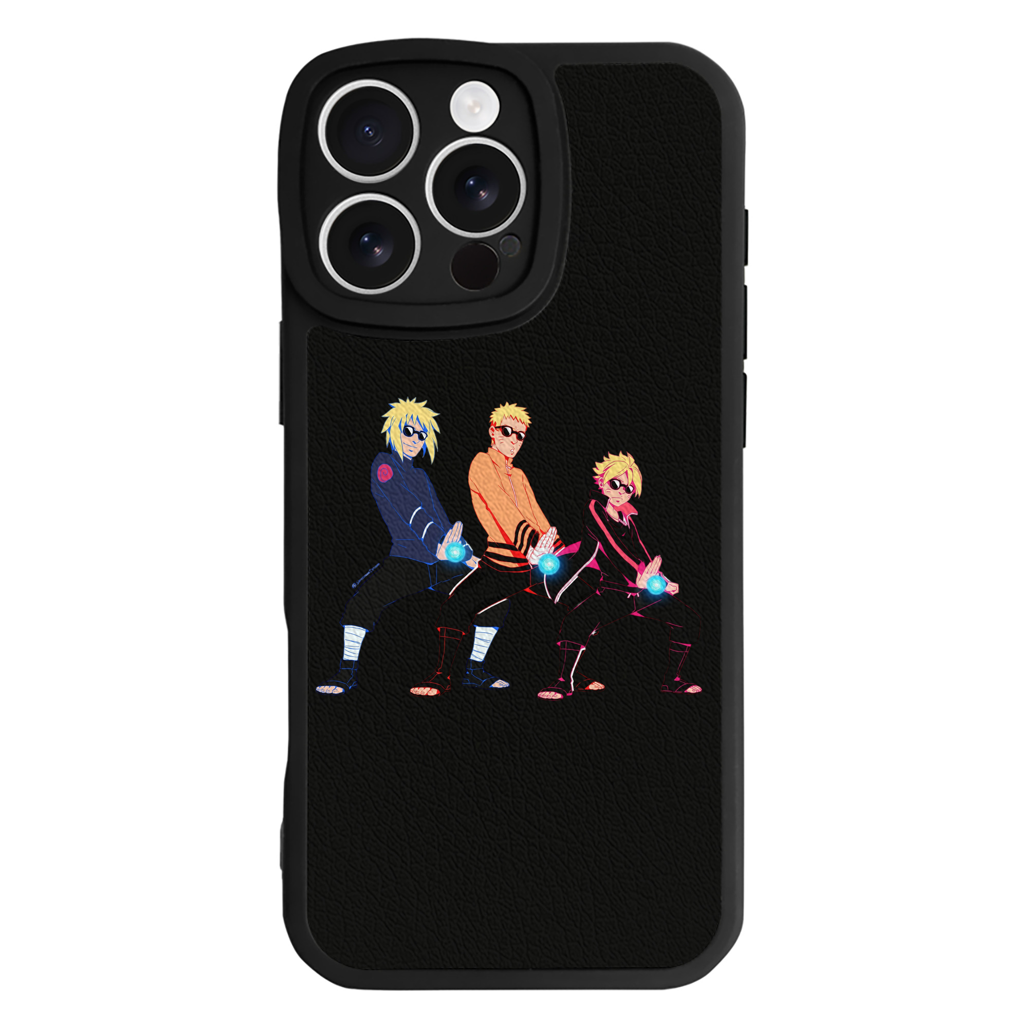 （画像用） NARUTO -ナルト- うずまき ナルト Uzumaki Naruto 【iPhone 16シリーズ対応】シリコンスマホケース（レザー調） 材質：シリコン